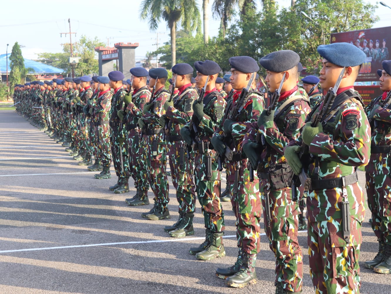Batalyon B Pelopor Gelar Upacara Hari Kesadaran Nasional