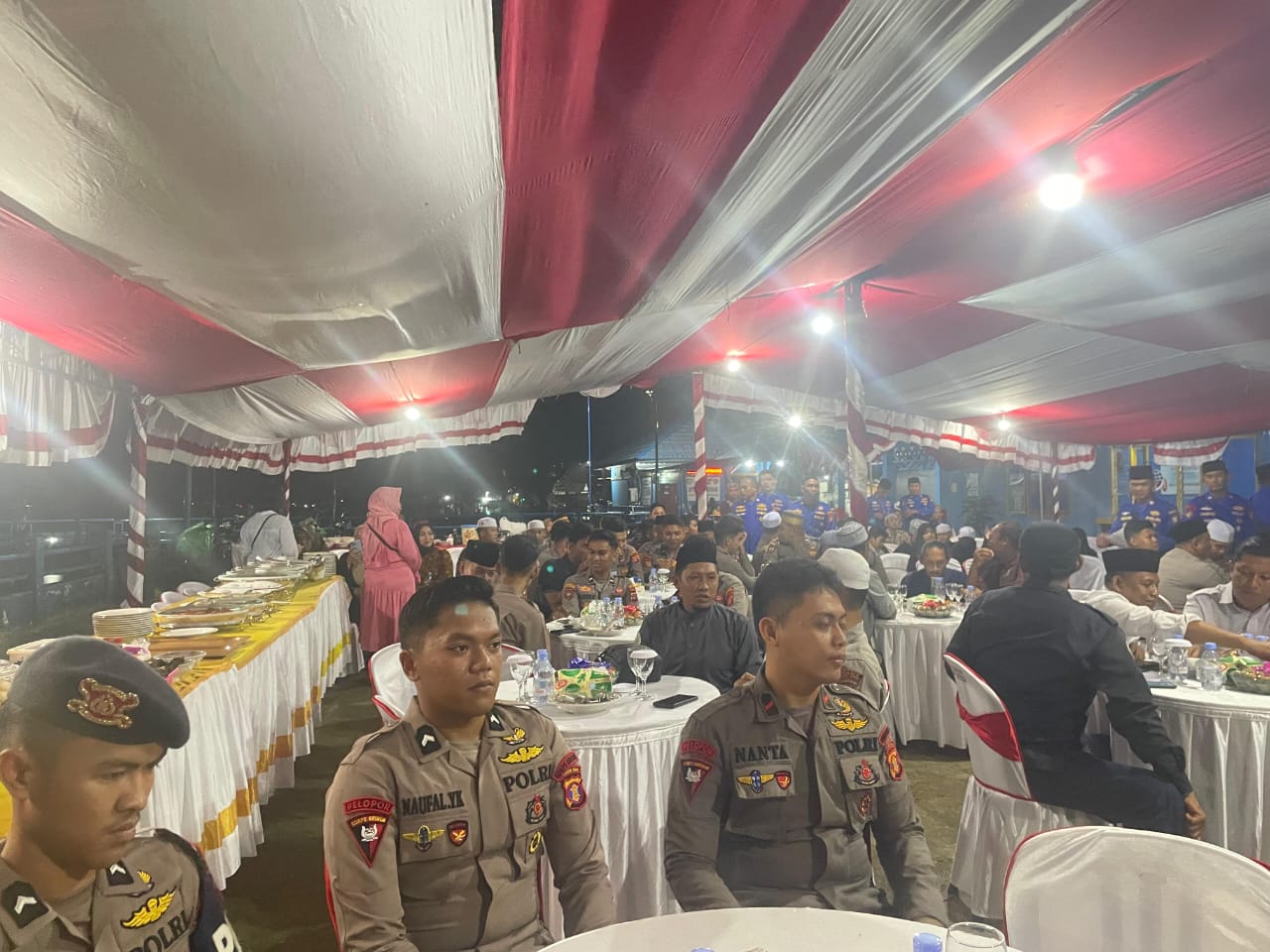 Personel Kompi 2 Brimob Kubar Hadiri Doa Bersama Lintas Agama, Rayakan HUT Ke-75 Polairud