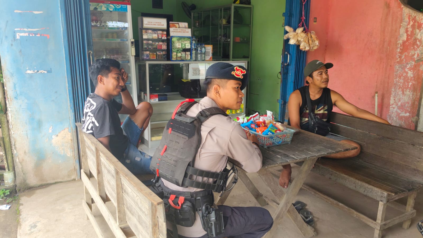 Beri Rasa Aman, Brimob Kaltim Intensifkan Patroli Malam Hari