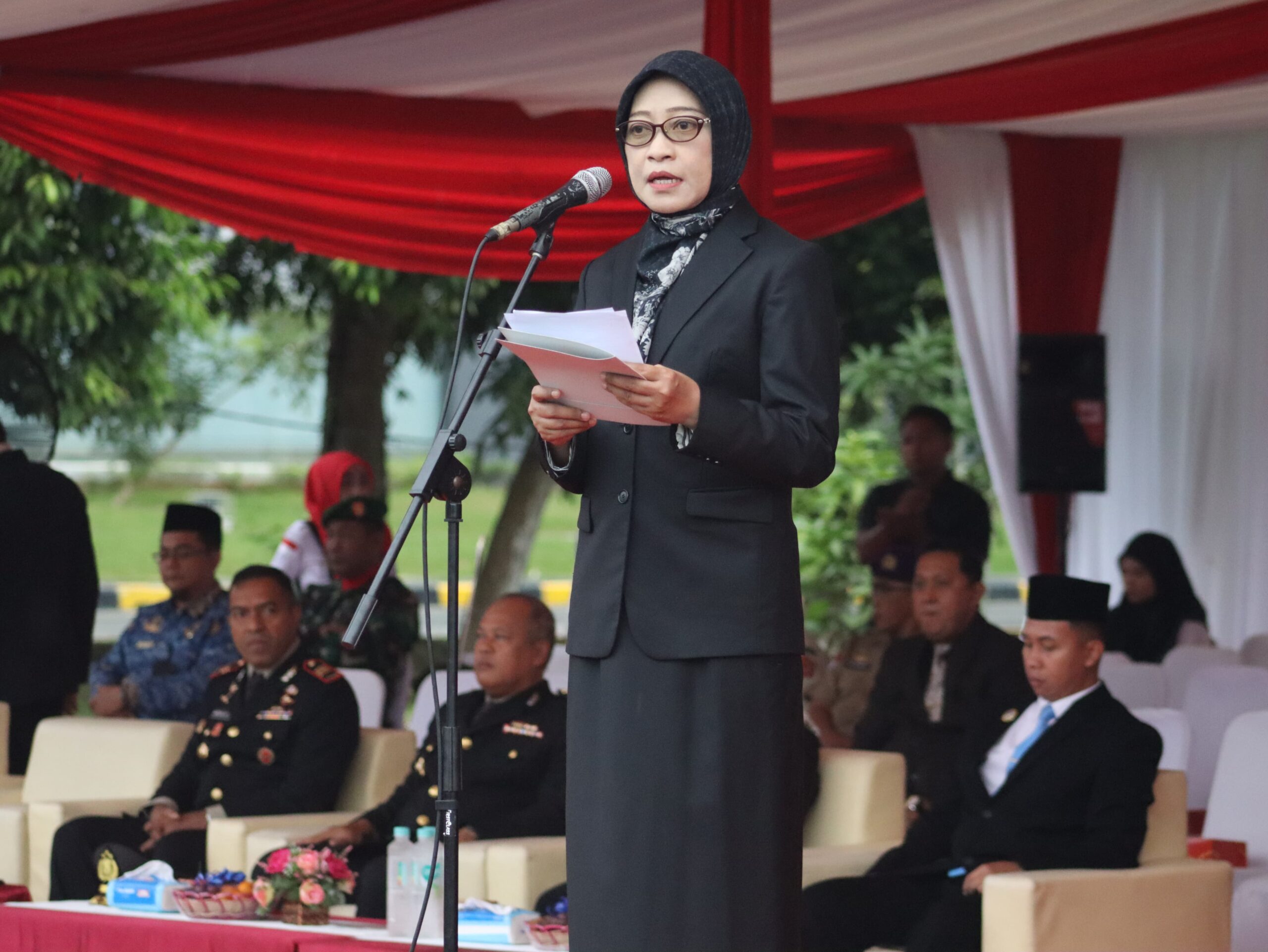 Brimob Polda Kaltim Hadiri Upacara Peringatan Hari Bela Negara Ke-77 Tahun 2025