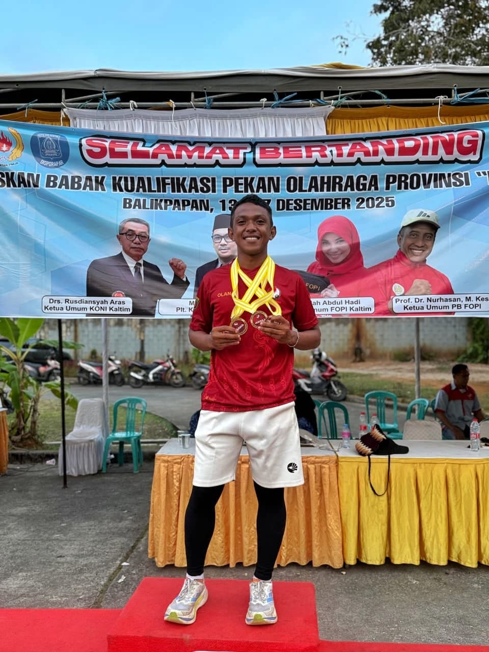 Sabet 2 Emas dan 1 Perunggu, Personel Batalyon B Pelopor Brimob Polda Kaltim Lolos Porprov 2026