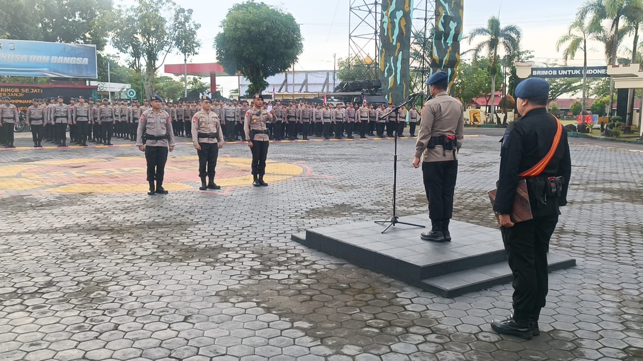 Perkuat Keamanan Natal dan Tahun Baru, Satbrimob Polda Kaltim Kerahkan 2 Kompi Patroli KRYD dan Backup Satwil
