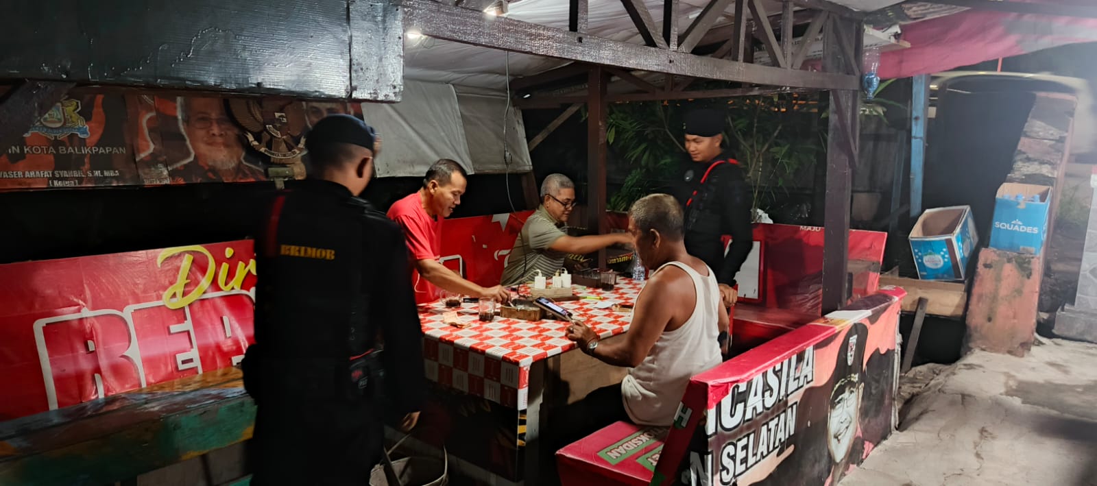 Jaga Keamanan Malam, Brimob Polda Kaltim Intensifkan Patroli Bermotor di Balikpapan