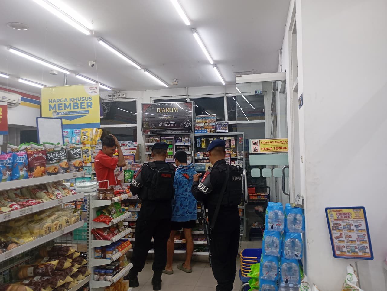 Jaga Stabilitas Keamanan Kota Samarinda, Batalyon B Pelopor Satbrimob Polda Kaltim Intensifkan Patroli Kamtibmas