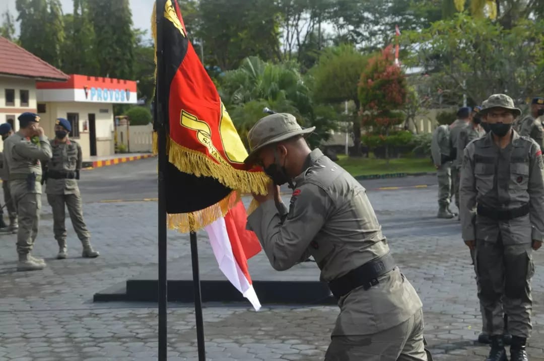 Sambut Kedatangan 8 Bintara Lulusan SPN Jonggon, Berikut Pesan Dansat Brimob Polda Kaltim