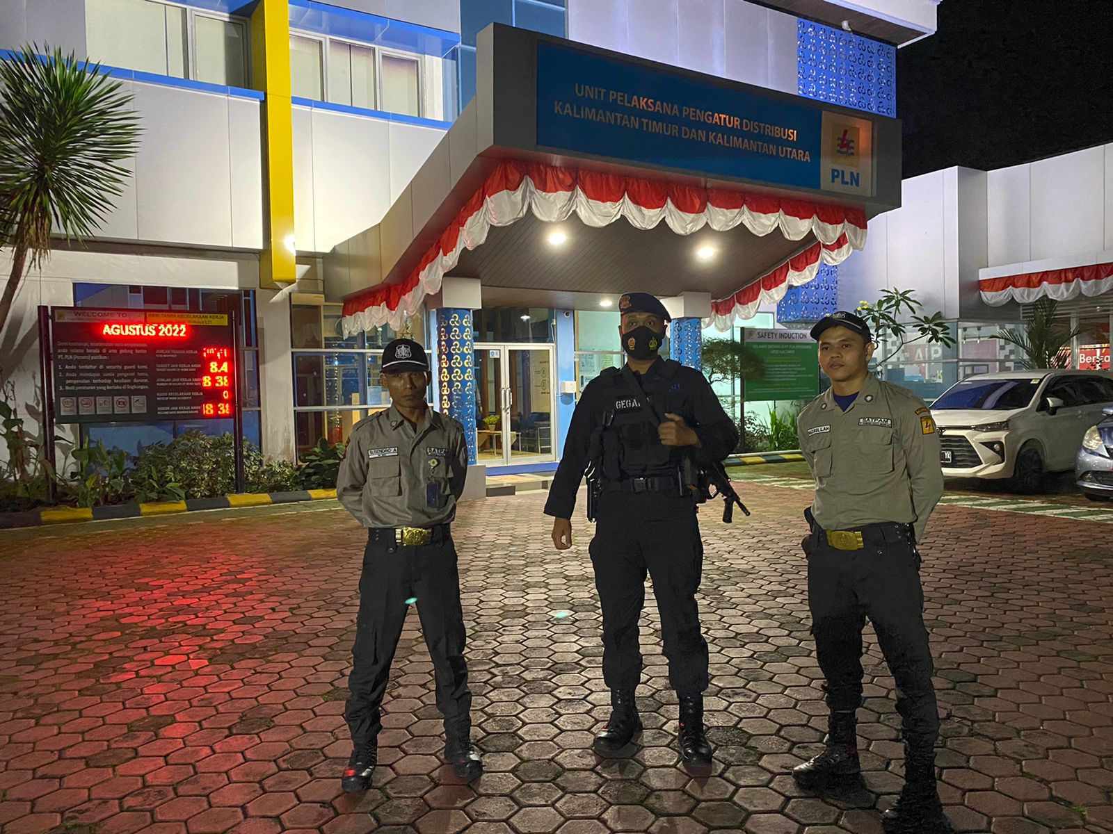 Cegah Kriminalitas, Patroli Detasemen Gegana Satuan Brimob Polda Kaltim Aktif Patroli Obyek Vital