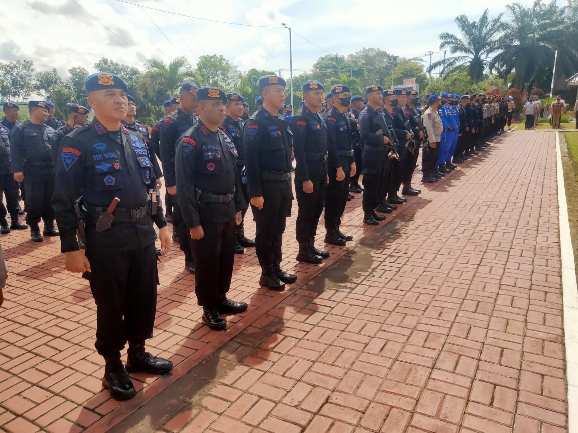 Batalyon A Pelopor Brimob Siap Amankan Acara Kunjungan Kerja Kapolri di Kaltim