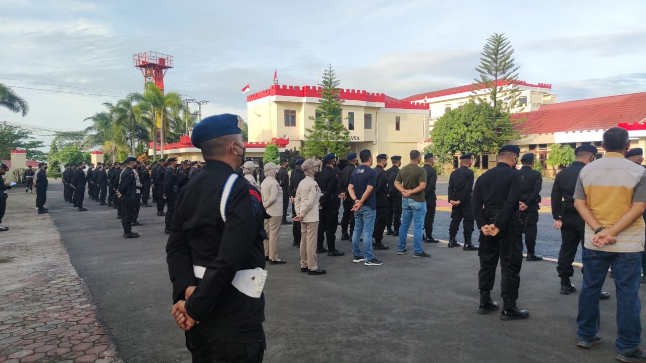 Siap Pengamanan Kunjungan Presiden Wadansat Brimob Polda Kaltim Siapkan Personel Untuk Pengamanan Kunker RI 1