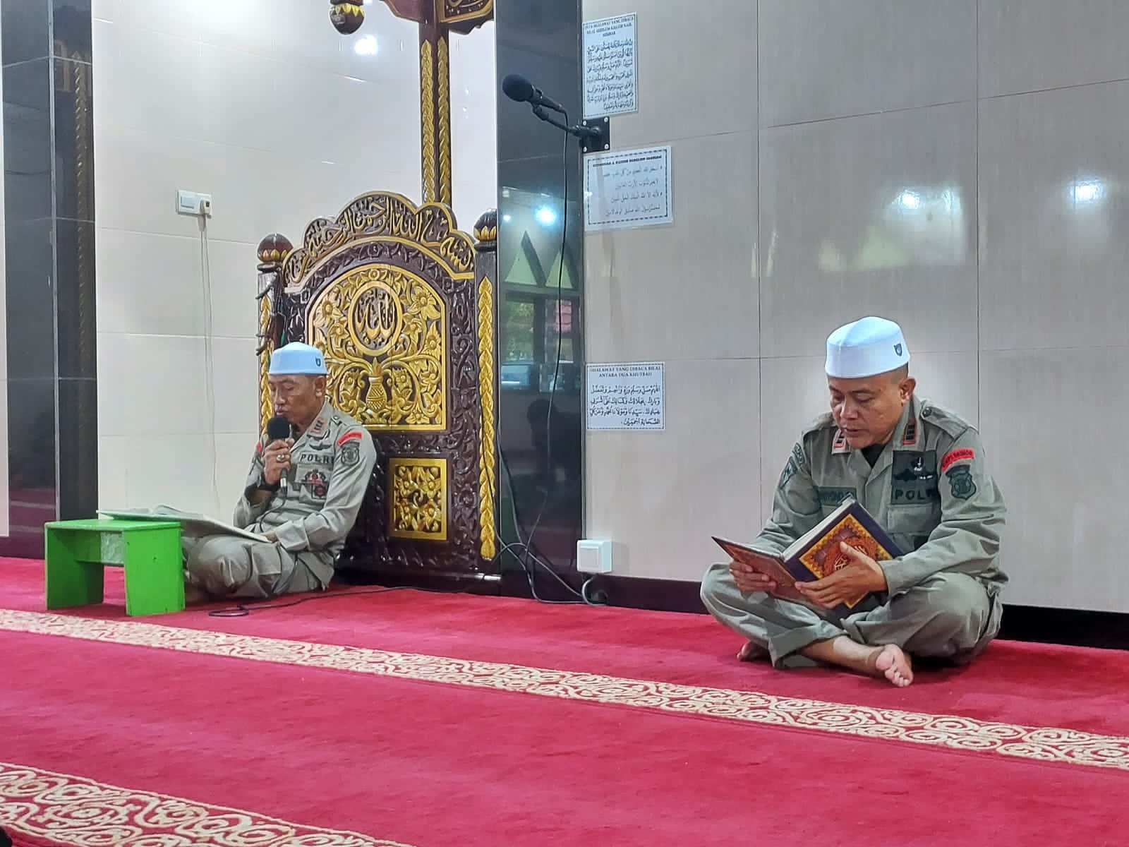 Brimob Kaltim Gelar Tadarus Al-Qur’an Guna Menambah Iman Dan Taqwa Personel Di Bulan Ramadhan