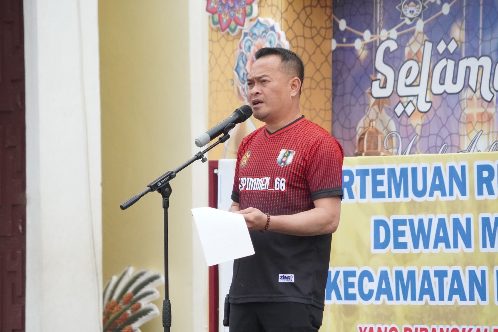 Wadansat Brimob Hadiri Halal Bihalal DMI Balikpapan Selatan di Mako Brimob