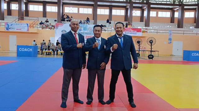 Iptu Lalu Kardiman, Danki Brimob Ditunjuk Jadi Wasit Judo Kapolres Paser Cup 2025 Open