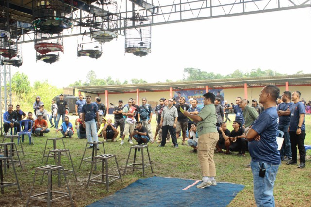 Peringati HUT Bayangkara ke 79, Brimob Kaltim Gelar Lomba Burung Berkicau