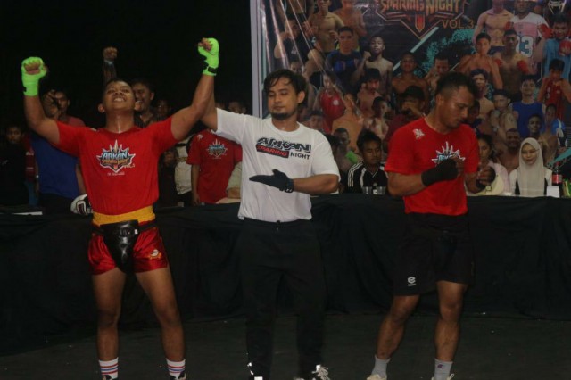 Berlaga di Arkan Sparing Night Vol. 3, Personel Batalyon A Brimob Kaltim Raih Medali Emas