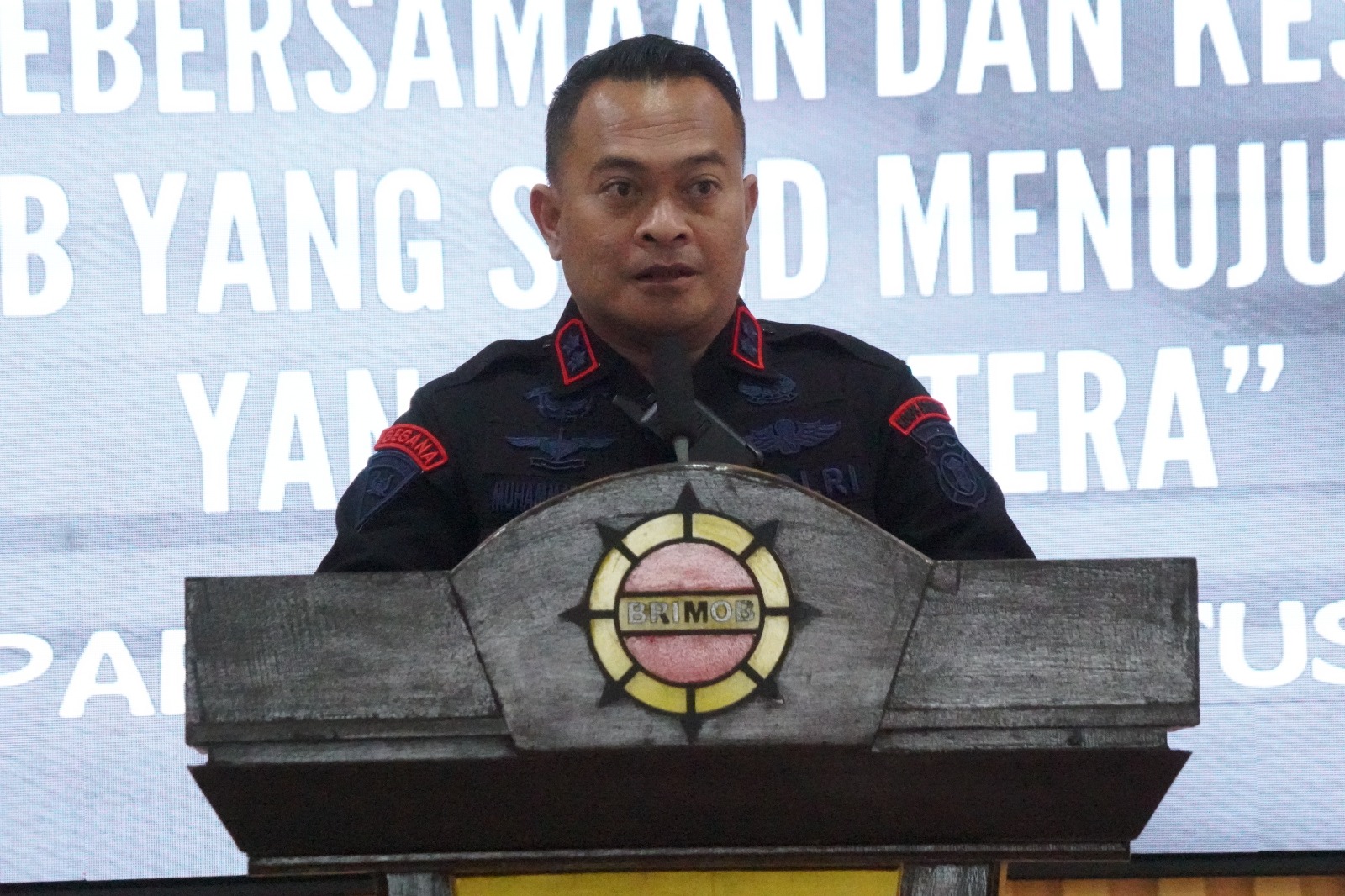Wadansat Brimob Kaltim Hadiri HUT ke-9 Paguyuban Keluarga Besar Brimob (PKBB)