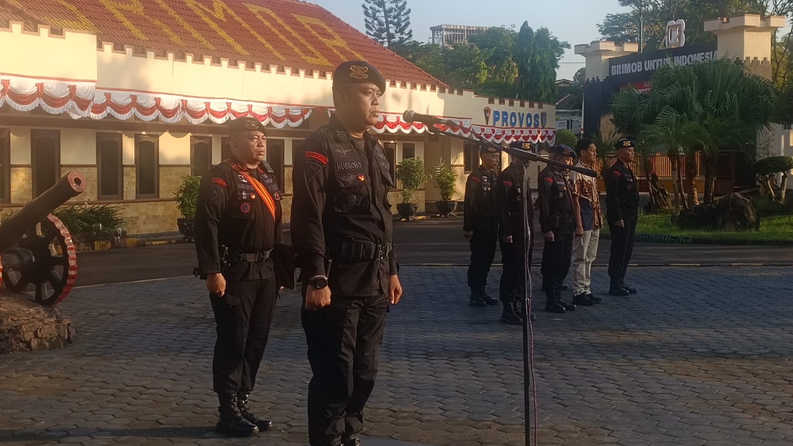 Kabagops Satbrimob Pimpin Apel Siaga, Brimob Kaltim Siap Antisipasi Gangguan Keamanan