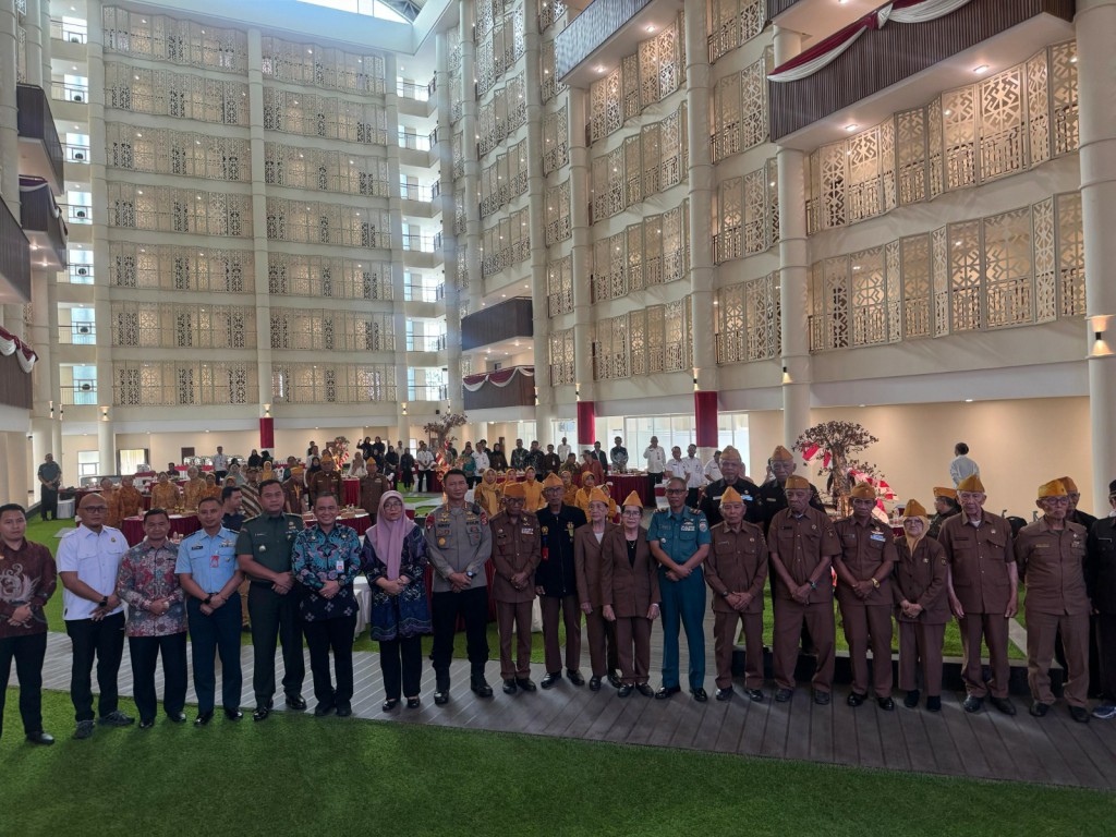 Dansat Brimob Polda Kaltim Hadiri Peringatan Harvetnas 2025, Hormati Jasa Para Pahlawan
