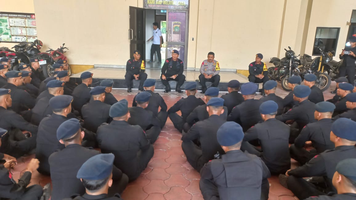 Dansat Brimob Kaltim Supervisi Personel BKO di Jakarta Pusat: Jaga Semangat Pengamanan Ibu Kota