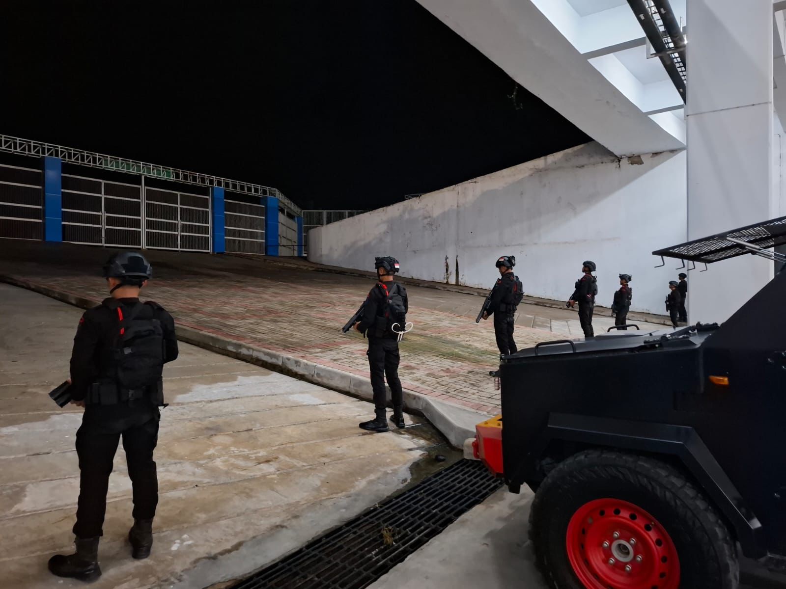 Brimob Kaltim Kawal Kemenangan Persiba di Batakan, Pertandingan Liga 2 Berakhir Aman dan Tertib