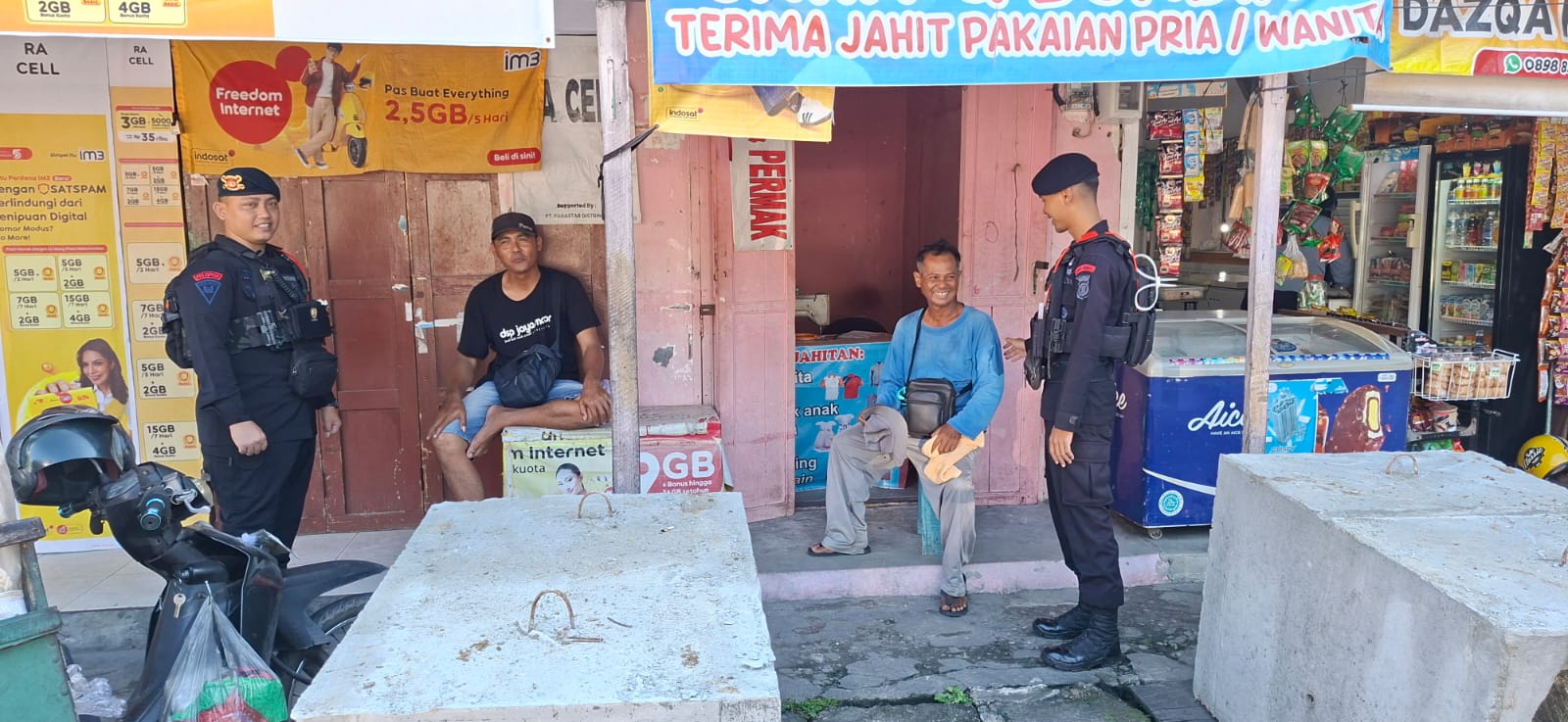 Brimob Balikpapan Gencarkan Himbauan Anti Judi Online, Jaga Kamtibmas