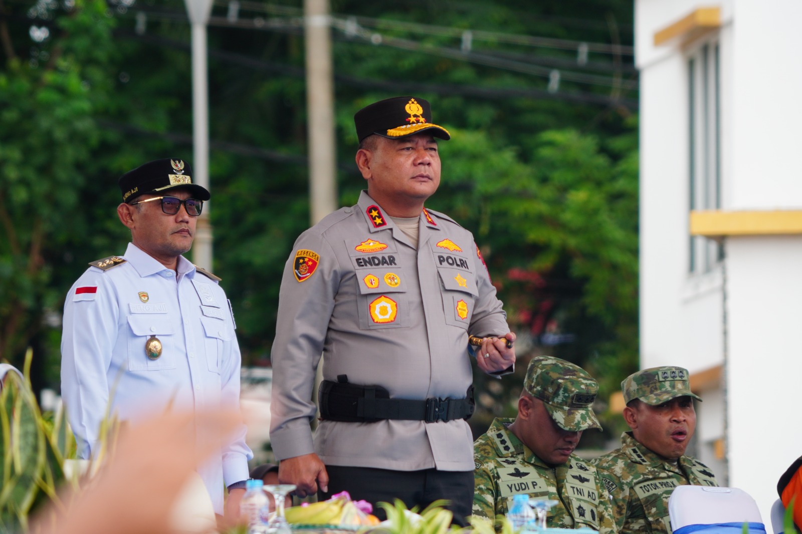 Brimob Kaltim Perkuat Kesiapsiagaan Bencana Hidrometeorologi Lewat Apel Gelar dan Simulasi Tanggap Bencana