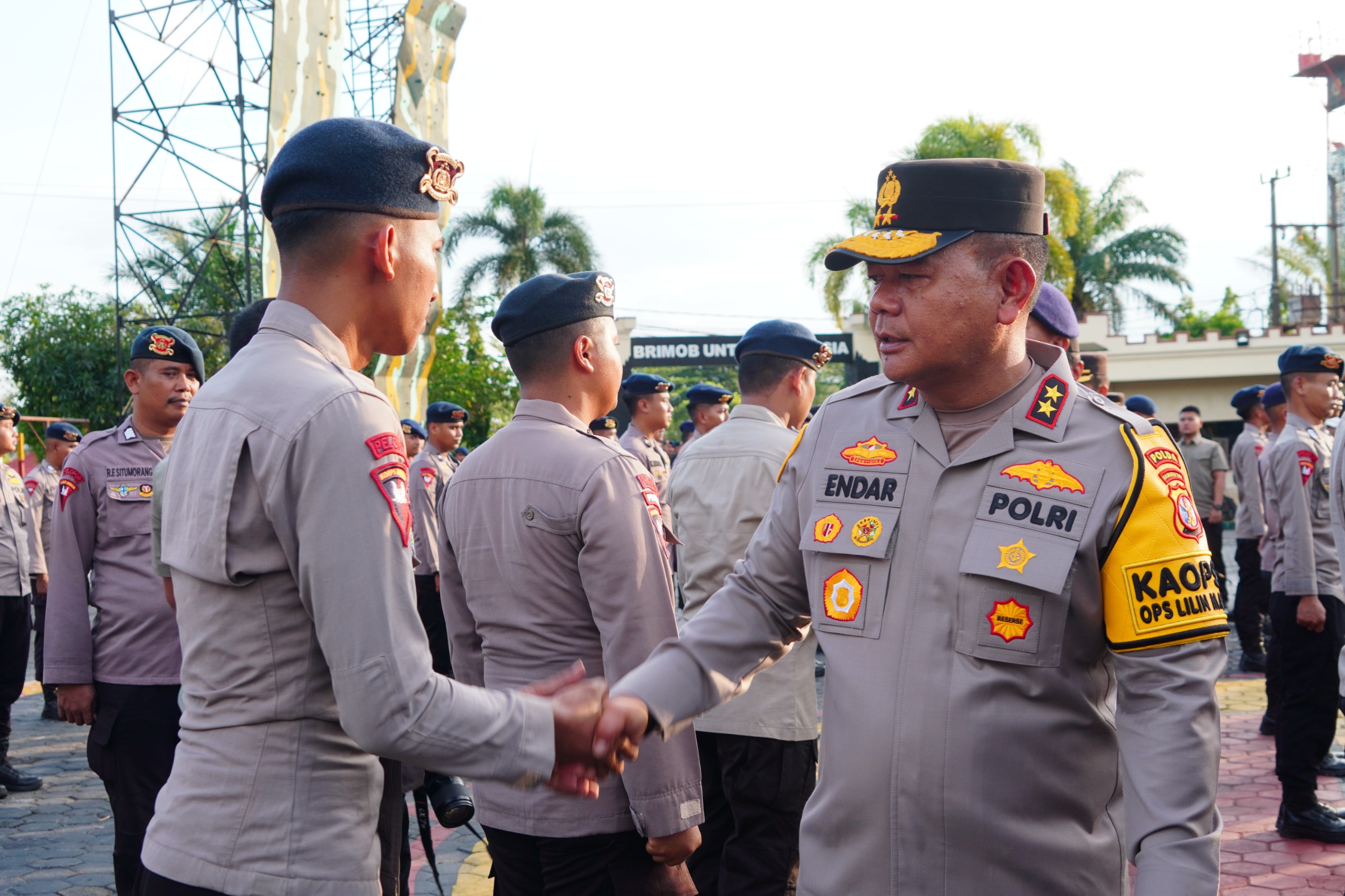 Satbrimob Polda Kaltim Berangkatkan 100 Personil dalam Ops Aman Nusa 2