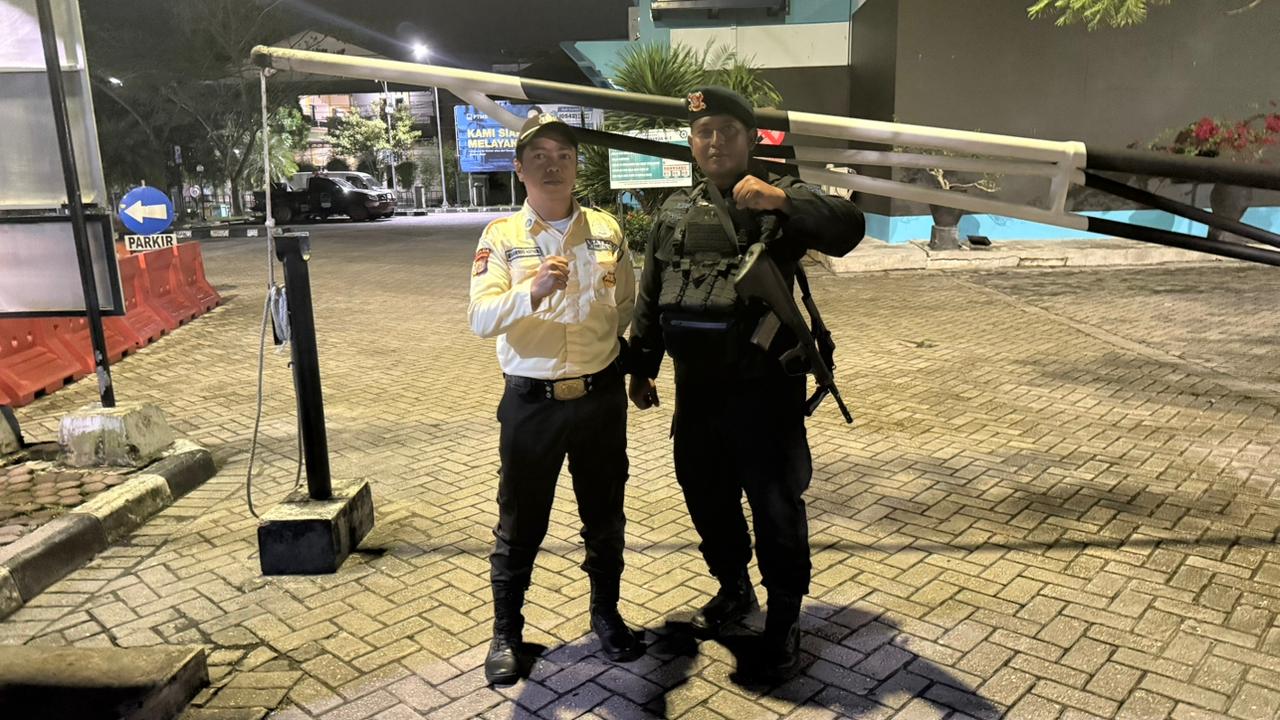 Jaga Objek Vital di Malam Hari, Detasemen Gegana Brimob Kaltim Intensifkan Patroli KRYD di Balikpapan