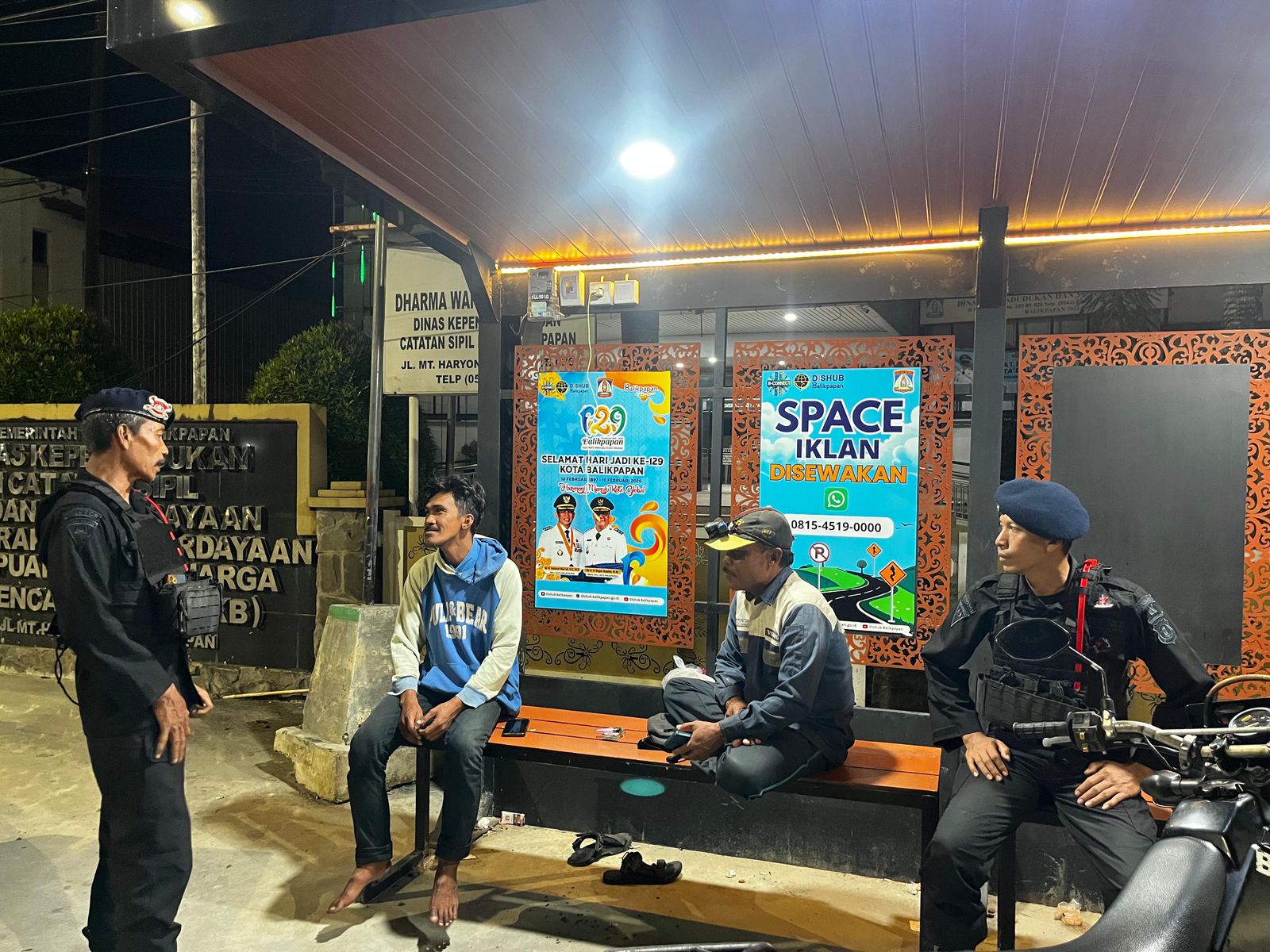 BATALYON A BRIMOB KALTIM INTENSIFKAN PATROLI MALAM CEGAH KRIMINALITAS PASCA LEBARAN