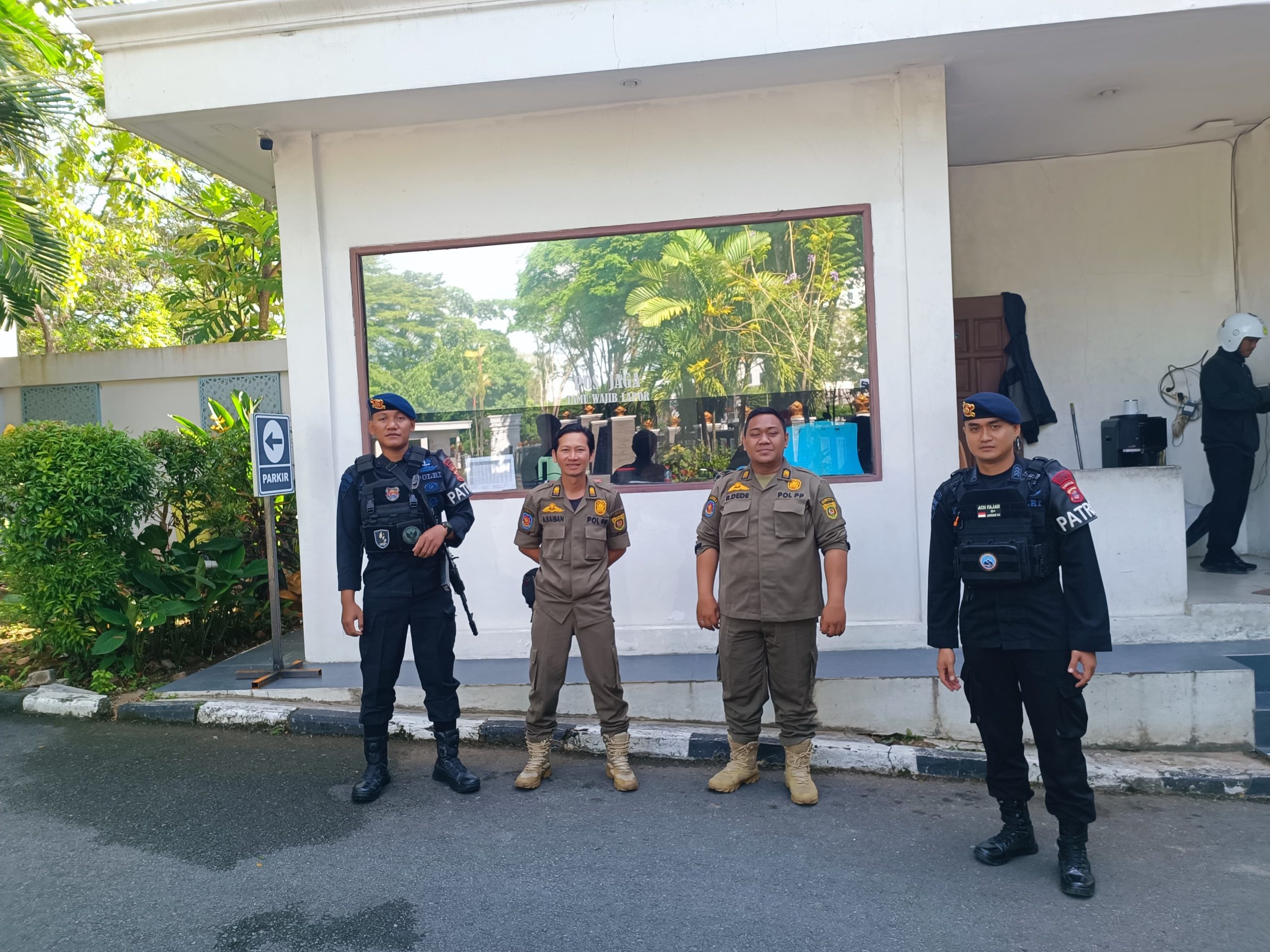 Batalyon B Pelopor Brimob Kaltim Intensifkan Patroli Kamtibmas di Objek Vital Kota Samarinda