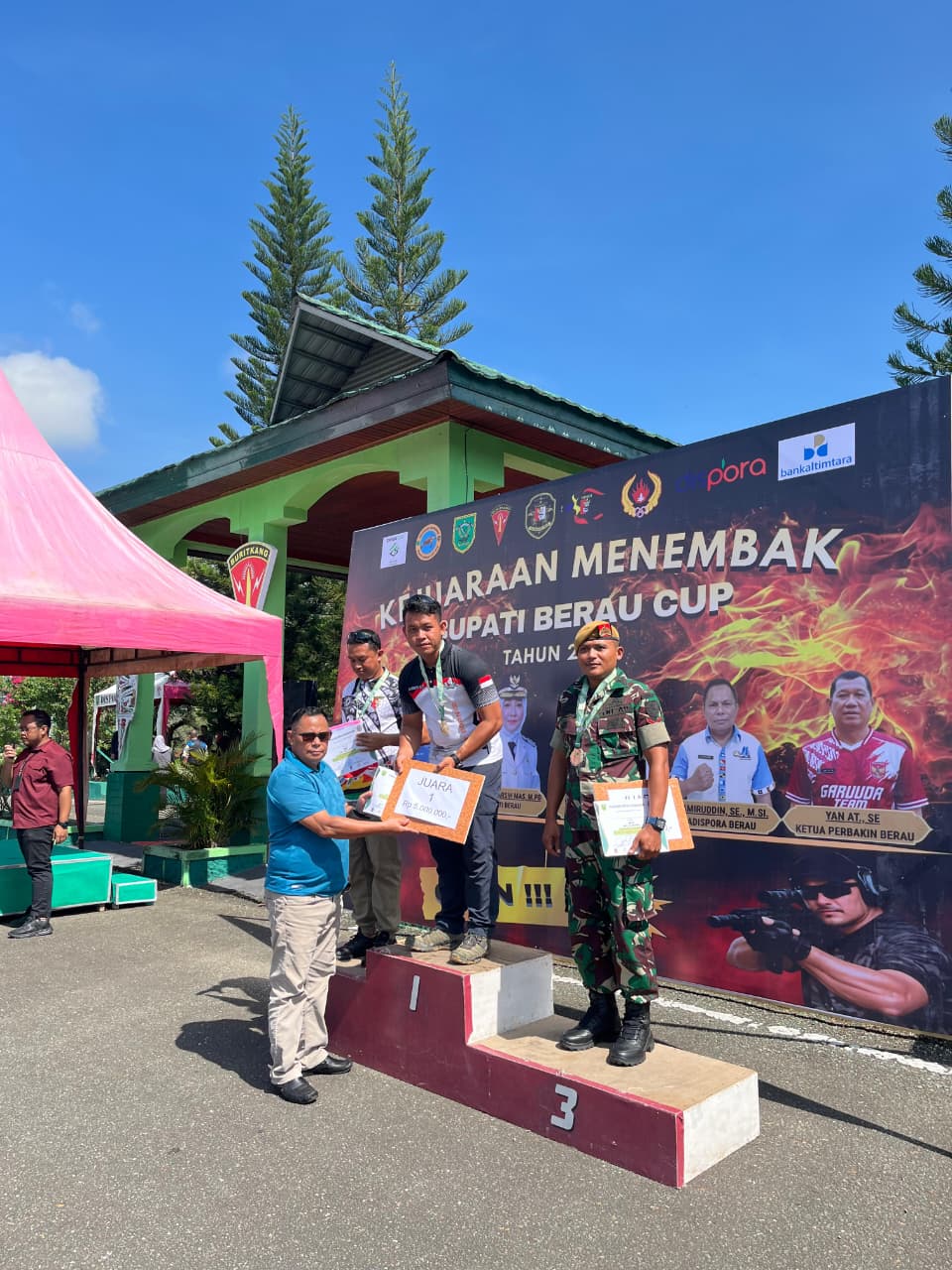 Dominasi Prestasi, Tim Menembak Satbrimob Polda Kaltim Boyong 15 Medali di Kejuaraan Bupati Berau Cup 2026