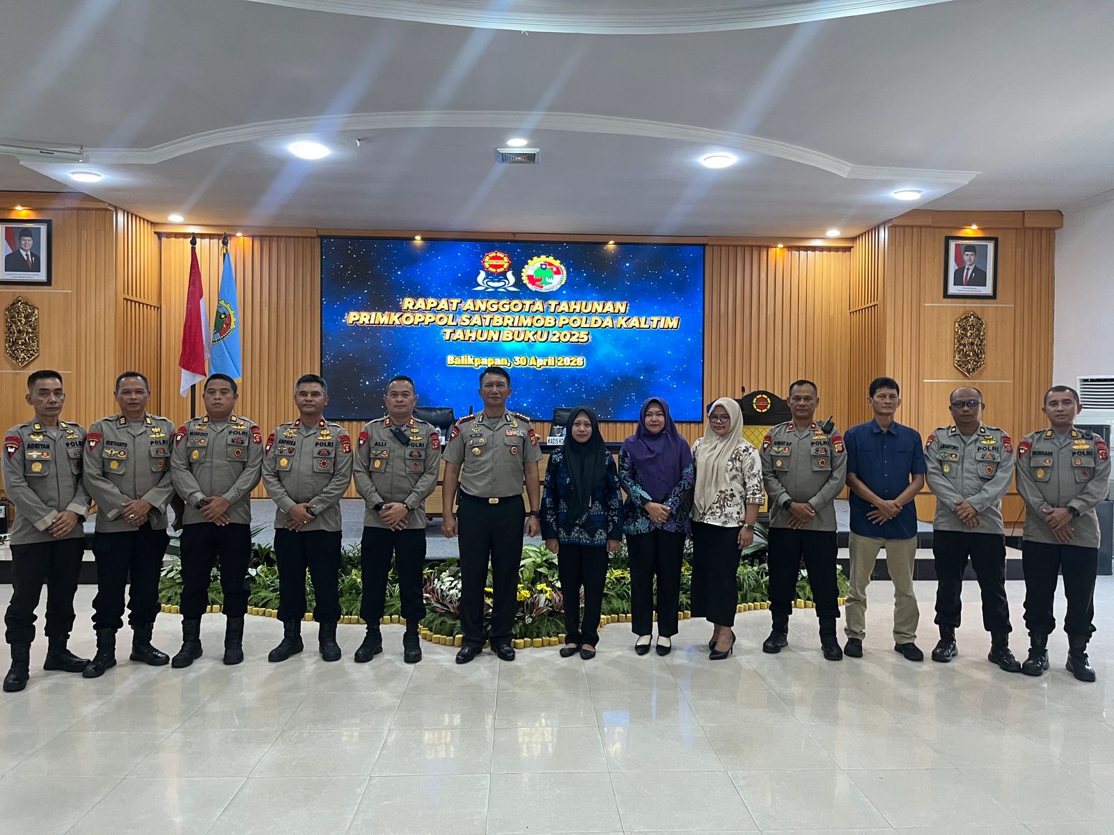 Primkoppol Satbrimob Polda Kaltim Gelar RAT Tahun Buku 2025, Perkuat Kesejahteraan Personel