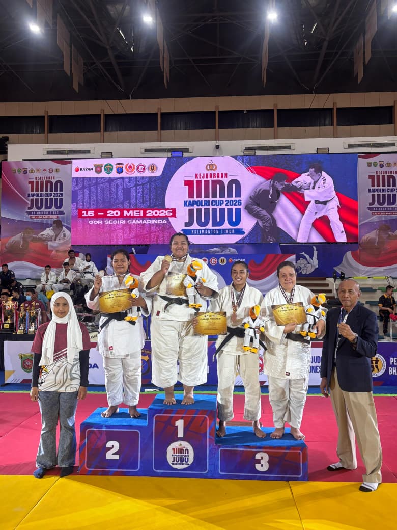 JUARA LAGI! POLWAN BATALYON C PELOPOR BAIQ SYALWA DILA PUTRI RAIH GELAR PEJUDO TERBAIK KATEGORI POLRI DAN SABET MEDALI DI KELAS 78+ PUTRI KATEGORI UMUM
