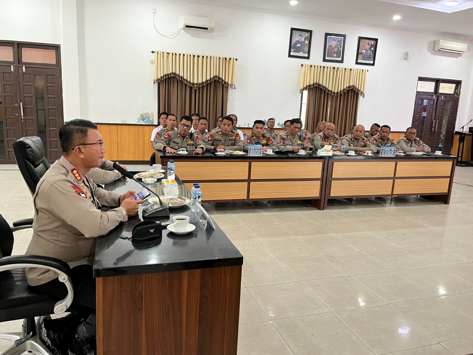 Gelar Sosialisasi UU Kepolisian No. 5 Tahun 2026 di Aula Satya Haprabu, Dansat Brimob Polda Kaltim Tekankan Penguatan Regulasi Baru