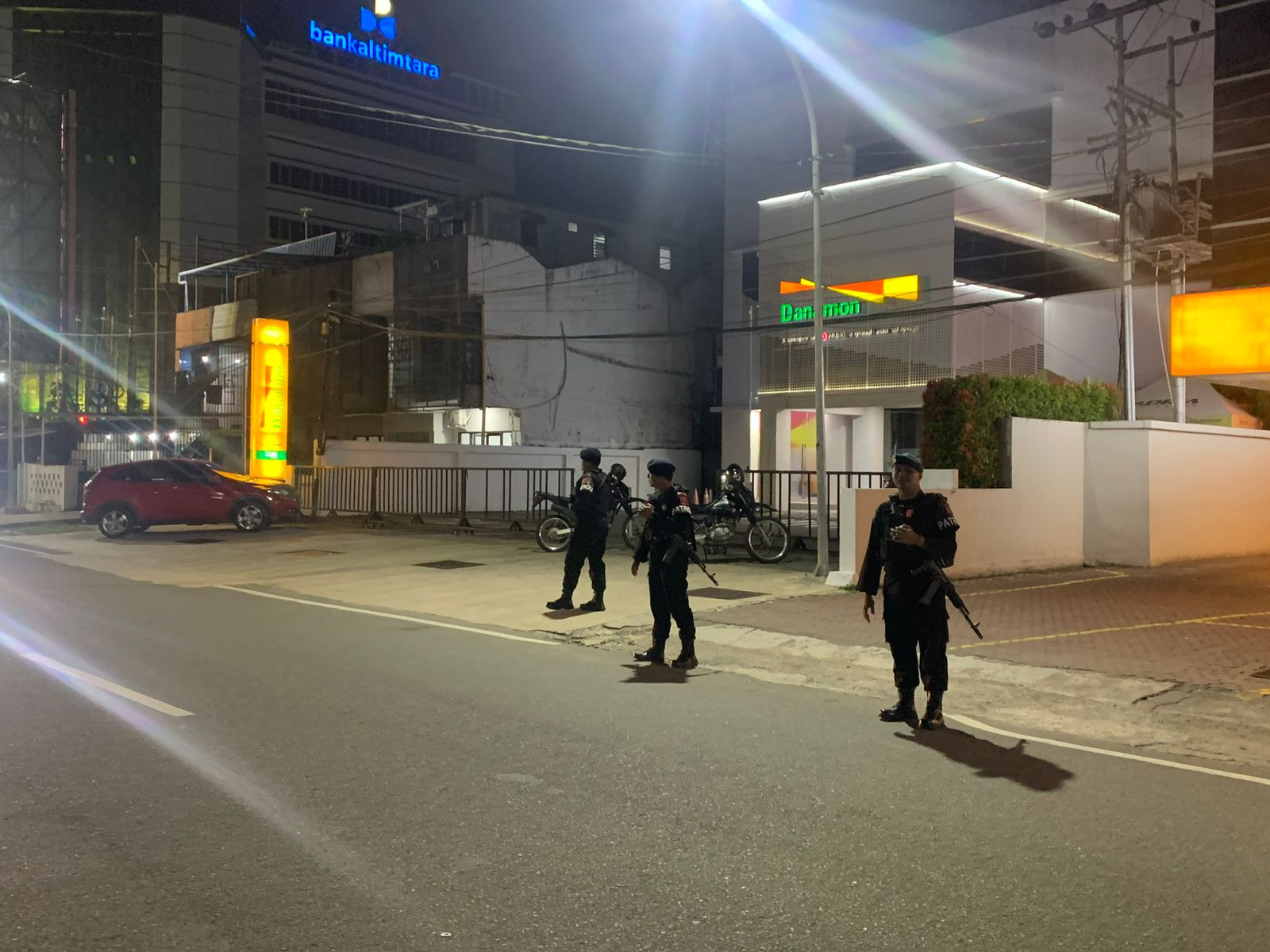 Antisipasi Kerawanan Malam Hari, Batalyon B Pelopor Satbrimob Polda Kaltim Patroli di Samarinda