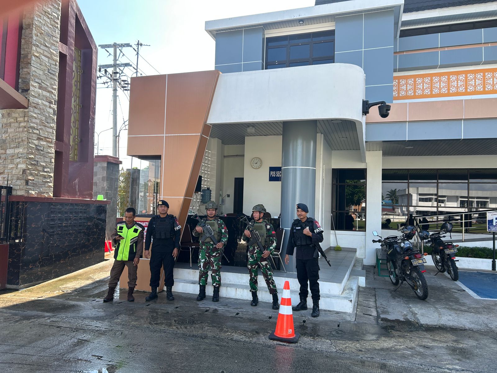 Pastikan Kondusifitas Kamtibmas, Batalyon B Pelopor Satbrimob Polda Kaltim Patroli di Objek Vital Samarinda