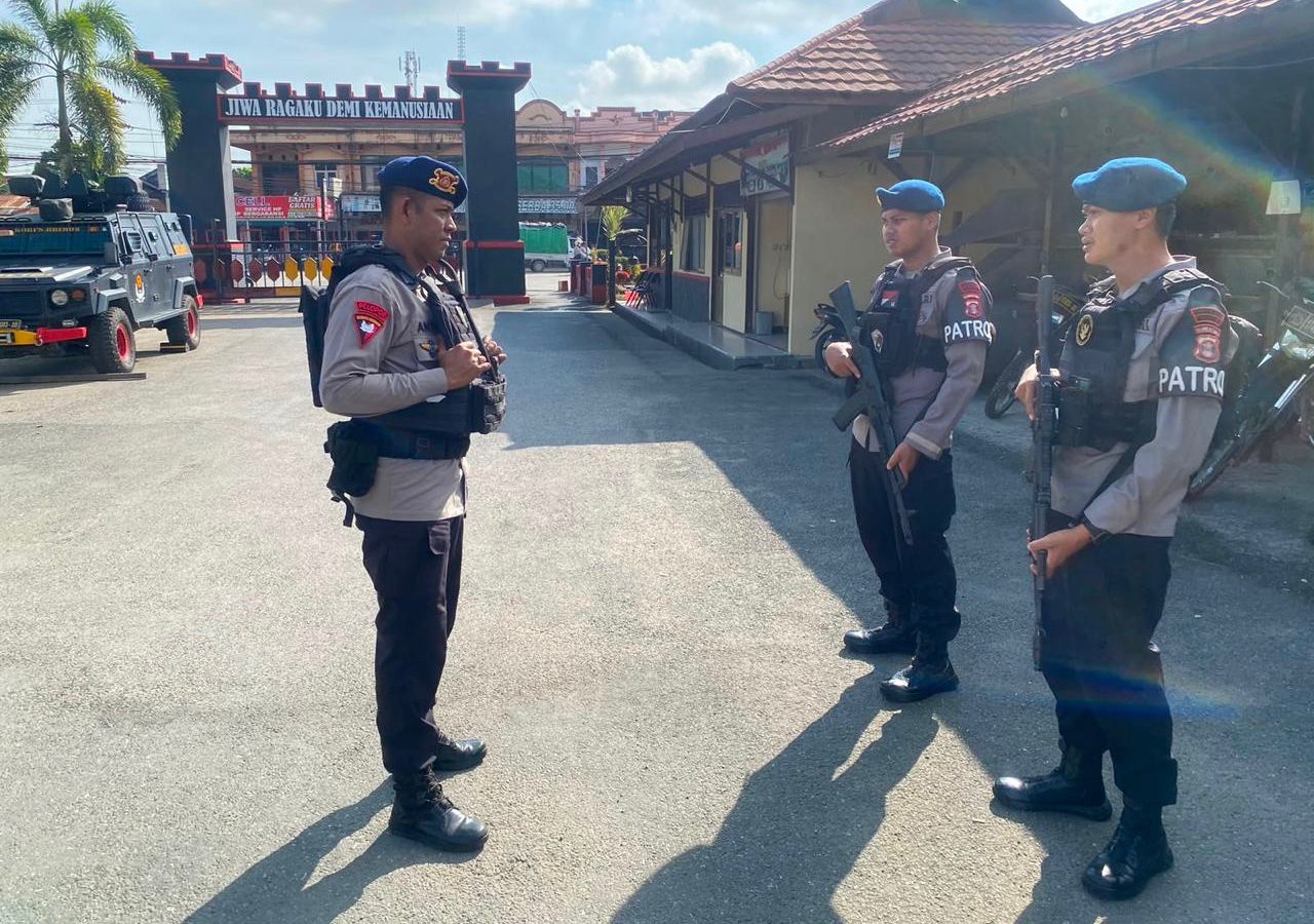 Pastikan Pusat Keramaian Aman, Batalyon B Pelopor Satbrimob Polda Kaltim Gelar Patroli di Samarinda