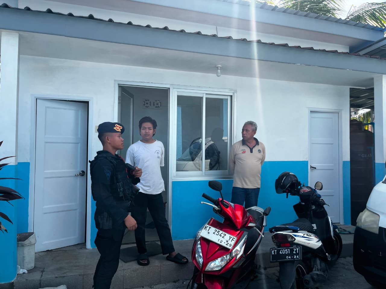 Detasemen Gegana Satbrimob Polda Kaltim Amankan Aset Polri di Balikpapan