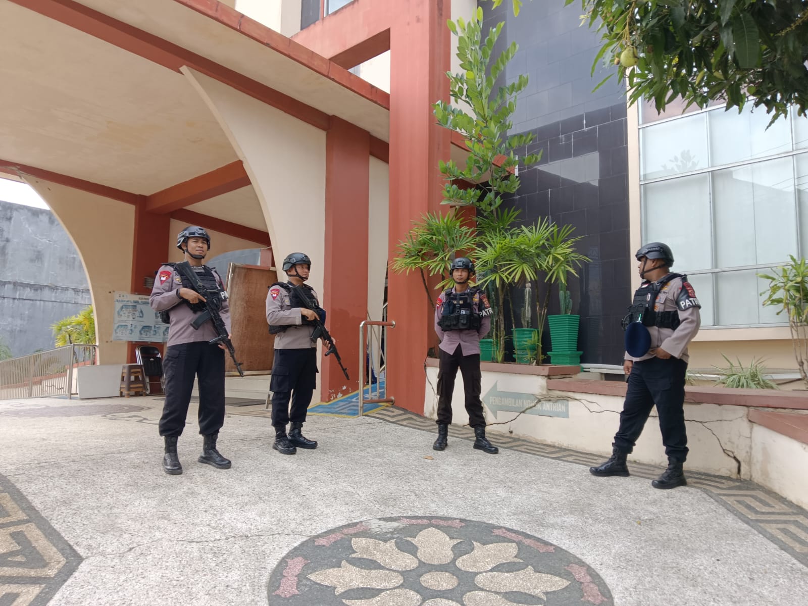 Batalyon B Pelopor Brimob Kaltim Perketat Pengamanan Aset Polri di Samarinda