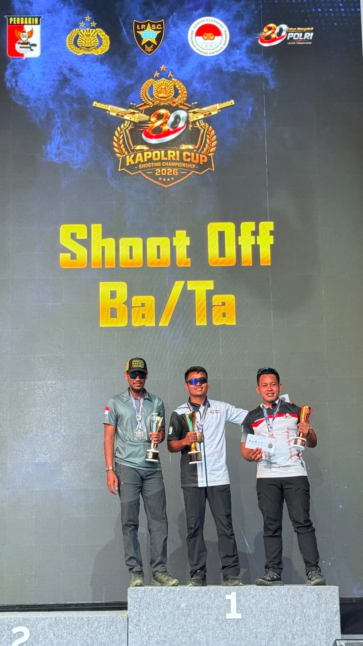 Anggota Detasemen Gegana Brimob Polda Kaltim Raih Juara 3 Kejurnas Menembak Kapolri Cup 2026