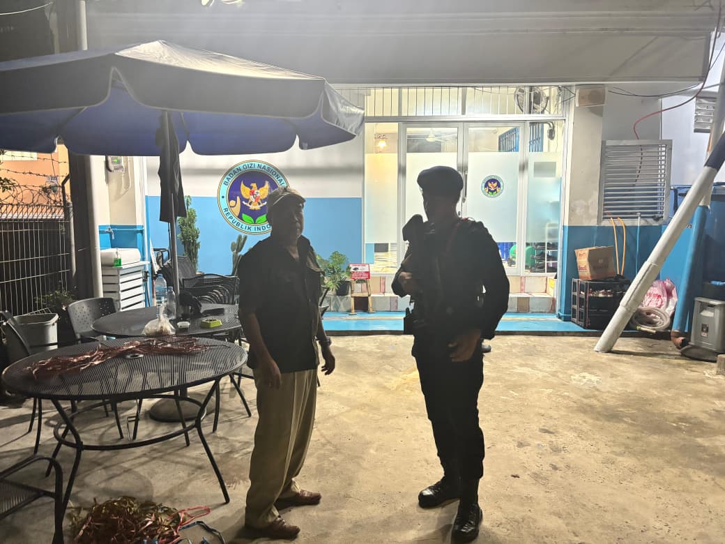 Detasemen Gegana Brimob Kaltim Gelar Patroli Malam Pengamanan Aset Polri di Balikpapan