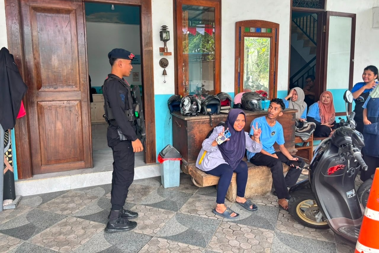 Jaga Keamanan Objek Vital dan Aset Polri di Balikpapan, Tim Patroli Detasemen Gegana Sisir Samsat hingga SPPG