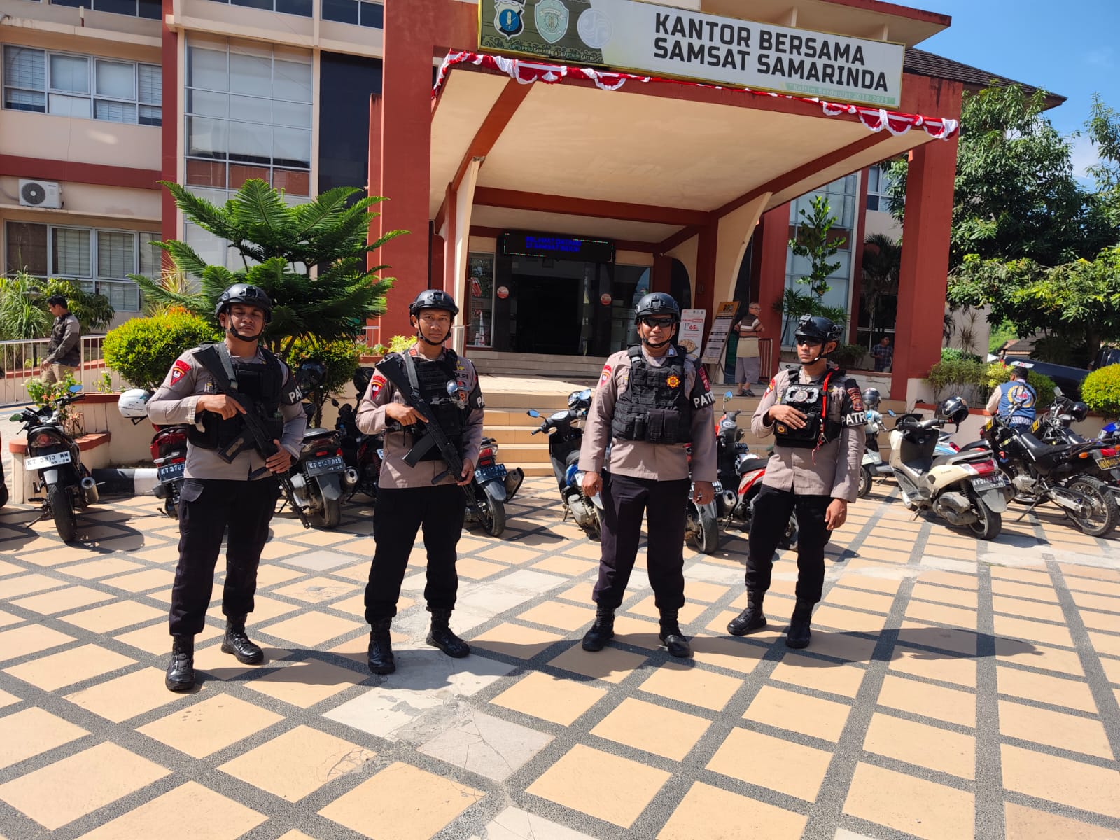 Brimob Polda Kaltim Perketat Pengamanan Aset Polri di Samarinda, Situasi Dipastikan Kondusif
